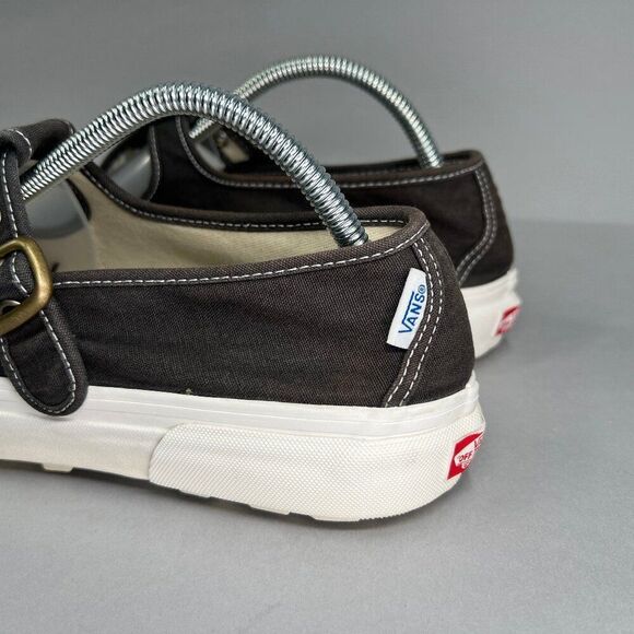 Vans Shoes Women's Size 10 Gray Canvas Slip On Platform Athletic Casual Sneakers - Picture 5 of 13